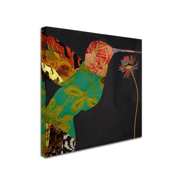 Color Bakery 'Hummingbird Brocade IV' Canvas Art,35x35